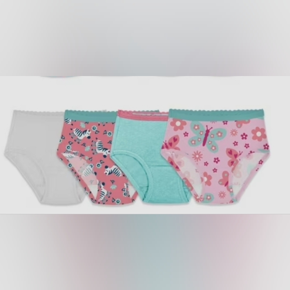 Colorful Toddler Fruit Of The Loom Underwear Set of 4